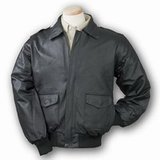 Burk's Bay Black/Brown Napa Bomber Jacket style 1000